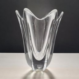 Fine Quality ORREFORS SWEDEN Crystal Tulip VASE