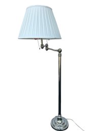 Ralph Lauren Chrome Swing Arm Floor Lamp