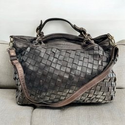 CIVIC 93 100 % Italian Woven Leather Bag