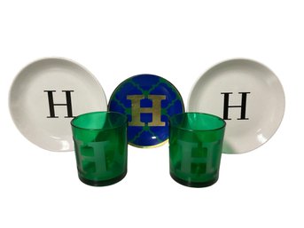 H Initial Decor- 5 Items