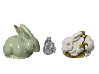 Bunny Figurine Trio