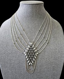 Gorgeous Native American Sterling Silver Necklace