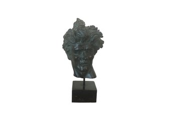 Vintage American Heroic Head Sculpture By Edward Melcarth