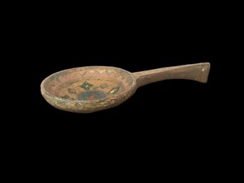 Gold Gilt Handpainted Ladle