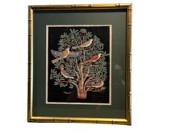 Gold Bamboo Framed Tree Of Life