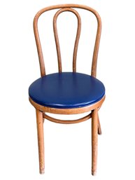 Shelby Williams Vintage Bentwood Blue Dining Chair