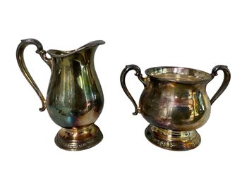 International Silver Co Sugar And Creamer