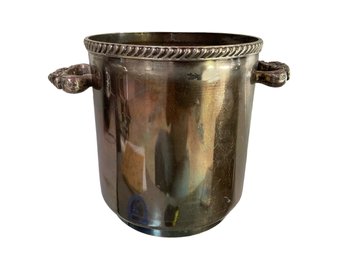 Large Silver Plated Ice Bucket