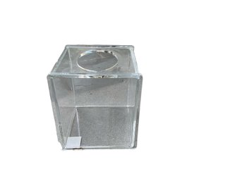 Lucite Clear Tissue Box Holder