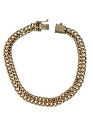 Vintage 14K Yellow Gold Italy Link Bracelet 7.5' Length Weight 7 Grams