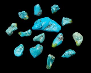 14 Turquoise Stone Nuggets