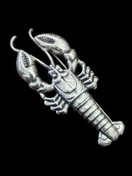 Vintage Sterling Silver Lobster Brooch/Pin