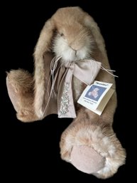 Bearables By Diane Bellamo Ohanian Mink Fur Stuffed Rabbit