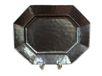 Juliska Pewter Octagonal Large Serving Platter