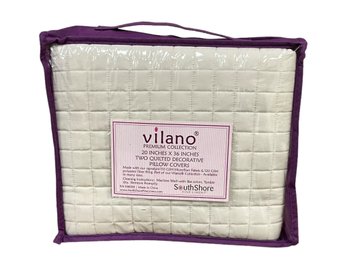 Vilano Premium Collection 20in X 36in Quilted Decorative Pillow Covers