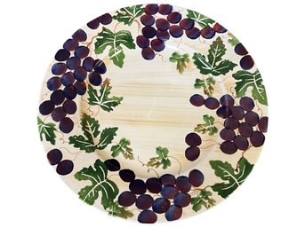 La Ceramica VBC Italy Large Grapevine Serving Platter - Lovely