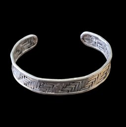 Vintage Mexican Sterling Silver Weave Bracelet