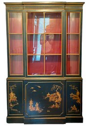 Chinese Style, Decorated China Cabinet.