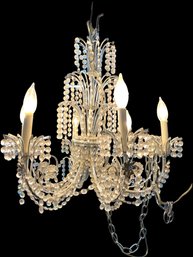 Contemporary Crystal Chandelier .