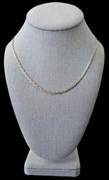 Gorgeous Italian Vintage Sterling Silver Braided Necklace