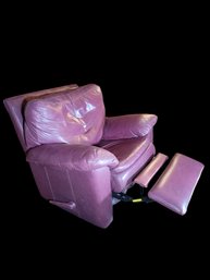 Leather Recliner.  Cabernet Is The Color. Leather Center Inc, Of Texas