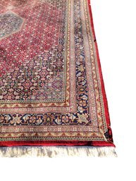 Kenneth Mink 100% Wool Pile Rug.   Gem Bijar Series. 7' X 9'. No Fringe Wear !