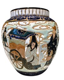 Antique Bien Hoa Ceramic Vase - 1930s Vietnam