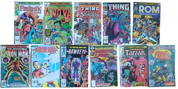 LOT OF 11 DC & MARVEL Bronze Age Comics  THE THING, FANTASTIC FOUR, IRON MAN