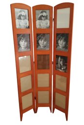 Traditional 3-panel Photo Room Divider - Made In Thailand