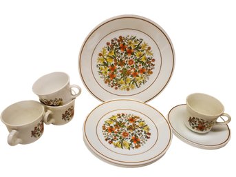 Vintage Corelle By Corning Indian Summer Dinnerware