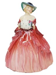 Vintage Royal Doulton Victorian Lady Porcelain Figurine - Genevieve (Box 4)