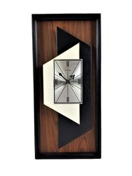 Vintage Harris & Mallow Abstract Wall Clock Mid Century