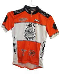Louis Garneau Men's High Caliper Bicycle Co Orange Size Small Cycling Shirt