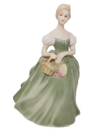 Vintage 1967 Royal Doulton Clarissa HN 2345 Porcelain Lady Figurine (Box 2)