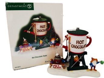 Department 56 North Pole Village Hot Chocolate Tower  - Original Box