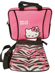 HELLO KITTY - Laptop Bag Case & Sequined Purse