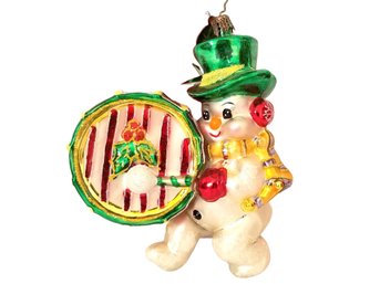 Christopher Radko 20th Anniversary Edition On The Snow Bear Blown Glass Ornament - W/box (lot T)