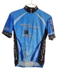 VOmax Men's Size Small Blue Sound Cycle Cycling Shirt