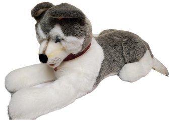 STEIFF Germany Plush Molly Siberian Husky Dog Toy With Tags