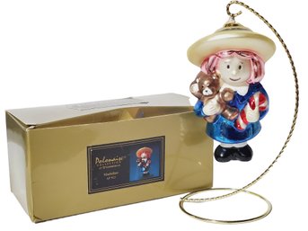 Vintage 1998 Polonaise Collection By Komozja Madeline Glass Christmas Holiday Ornament With Box (Lot XX)