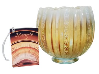 Vintage Fenton Marigold Small Art Glass Bowl