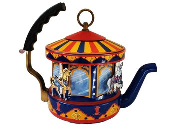 MKI Kamenstein World Of Motion Carousel With Horses Tea Kettle