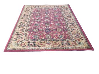 Small Floral Area Rug - 32in X 45in