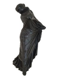 Greek Statuette Of Masked Dancer With Veil Alexander Hellenistic