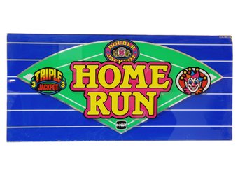 Vintage IGT Home Run Slot Machine Glass Panel