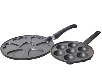 Ebelskiver Pan & Nordicware Heart Shaped Pancake Pan