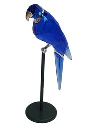 Daniel Swarovski Paradise Balabac Sapphire Blue Tropical Bird On Stand 284065 With Original Packaging