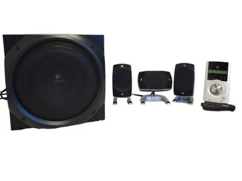 LOGITECH Z-5500 Digital THX 5.1 Digital Surround Sound Speaker System With Remote