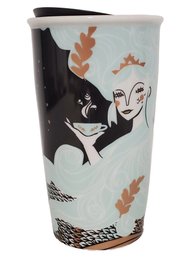 Starbucks 2018 Holiday Mermaid Double Wall Travel Tumbler 12 Oz