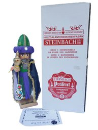 Steinbach Germany Kurt Adler Melchior Hand Signed Nutcracker In Original Box W/ COA (lot N)